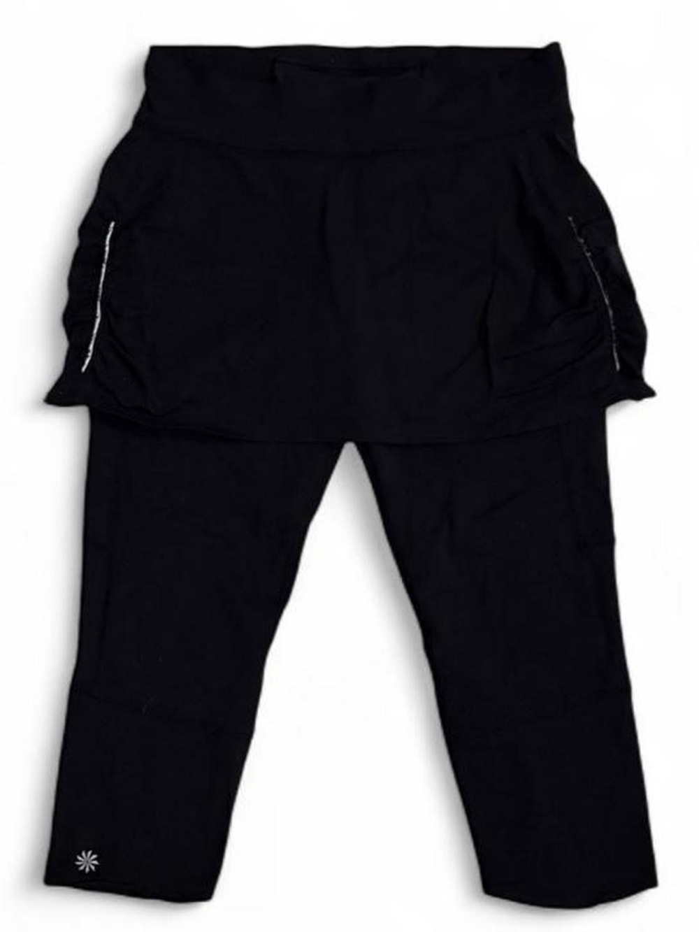Vintage Athleta black capri skirt leggings